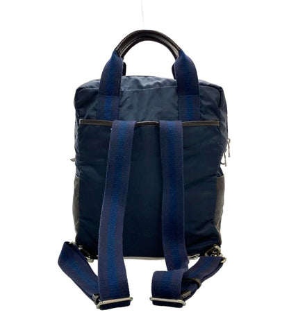 Orobianco リュック ハンドバッグ 2WAY ナイロン レザー メンズ オロビアンコ