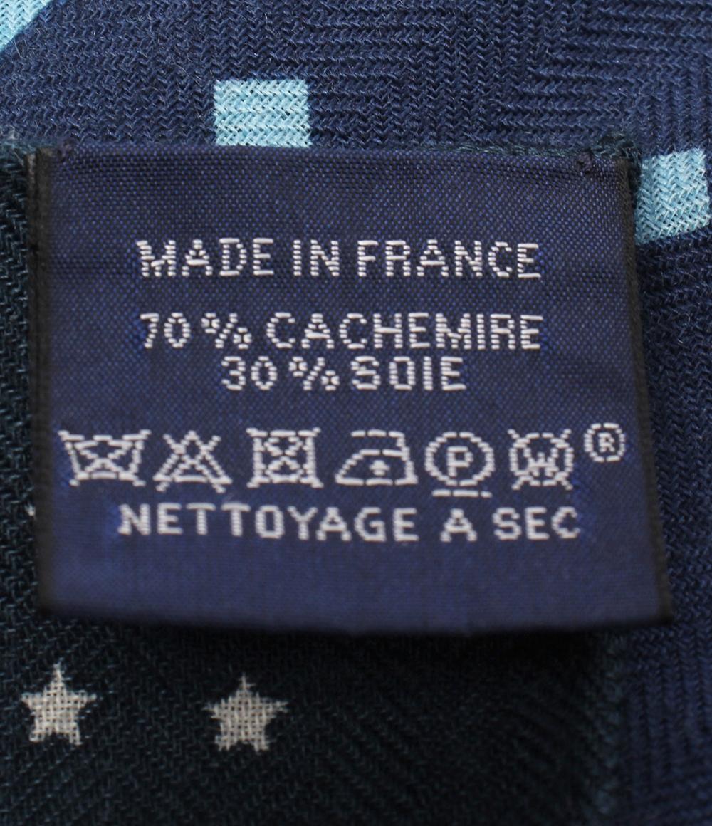 美品 HERMES スカーフ カレジェアン140 HARNAIS DE COUR レディース メンズ エルメス