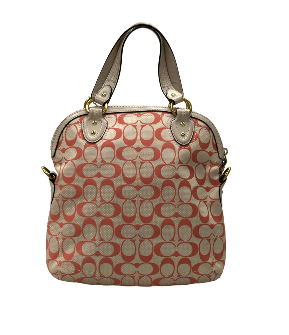 COACH 2WAY ハンドバッグ ショルダーバッグ 肩掛け ドット柄 シグネチャー 22474 レディース コーチ
