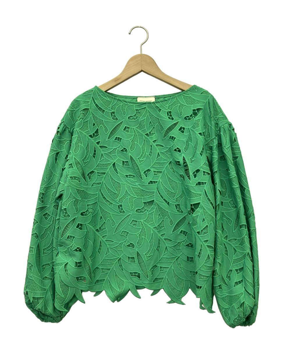 美品 ユナイテッドアローズ 長袖ボリュームスリーブブラウス レディース SIZE 38 (S) UNITED ARROWS