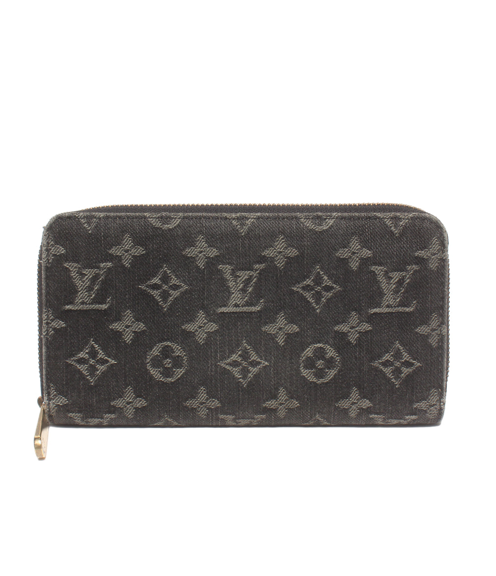 ルイ・ヴィトン ラウンドファスナー長財布 ジッピー ウォレット モノグラム デニム M95614 メンズ レディース LOUIS VUITTON LOUIS VUITTON ラウンドファスナー長財布 ジッピー ウォレット