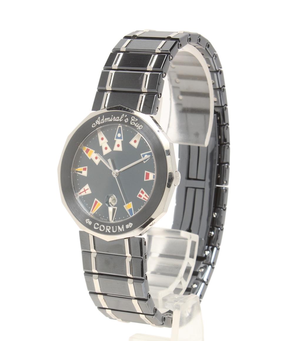 美品 CORUM 腕時計 アドミラルズカップ クオーツ 99.810/30V-50 メンズ コルム