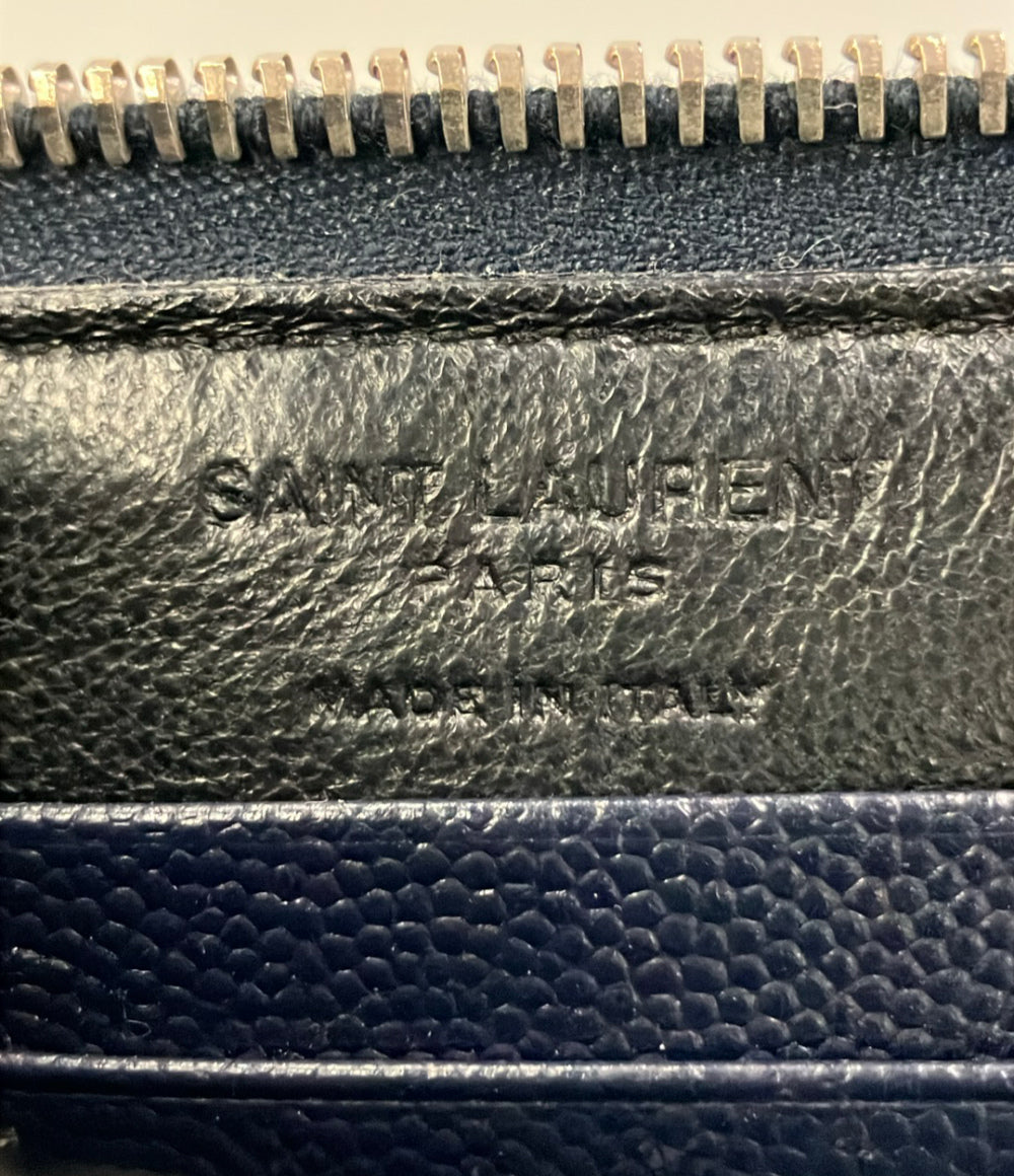 SAINT LAURENT L字ファスナー財布 レザー メンズ サンローラン