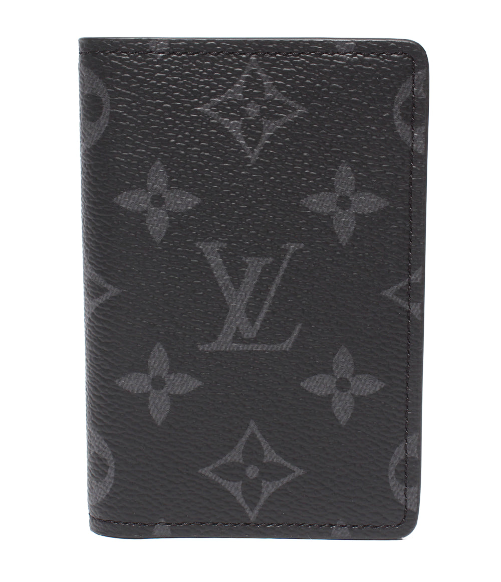 美品 LOUIS VUITTON カードケース オーガナイザー･ドゥ ポッシュ モノグラム エクリプス M61696 メンズ ルイ・ヴィトン