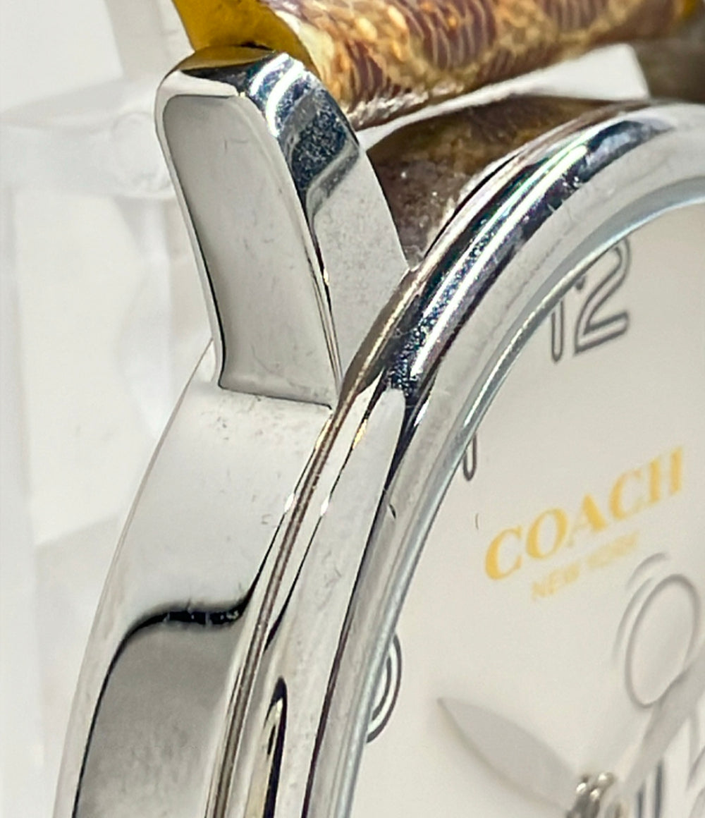 COACH Disney 腕時計 ミッキーマウス クオーツ CA113.4.14.1397 メンズ コーチ ディズニー