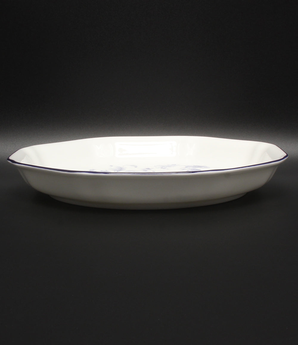 美品 WEDGWOOD オクタゴナルディッシュ 皿 24cm ブループラム ウェッジウッド