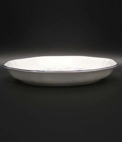 美品 WEDGWOOD オクタゴナルディッシュ 皿 24cm ブループラム ウェッジウッド