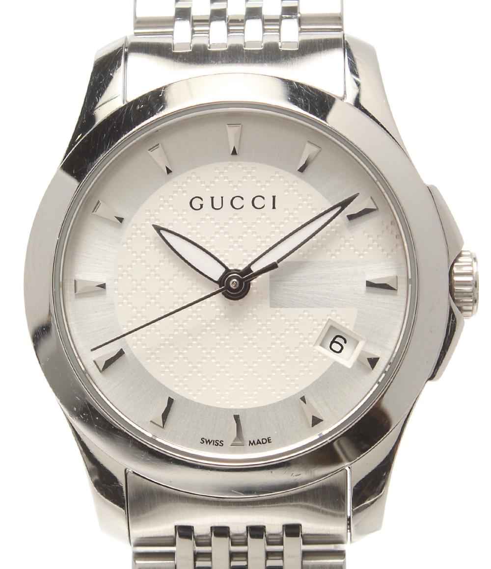 GUCCI 腕時計 Gタイムレス クオーツ ホワイト 126.5 レディース グッチ