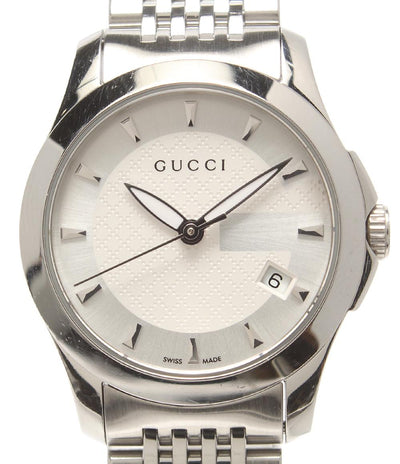 GUCCI 腕時計 Gタイムレス クオーツ ホワイト 126.5 レディース グッチ