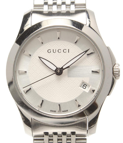 GUCCI 腕時計 Gタイムレス クオーツ ホワイト 126.5 レディース グッチ