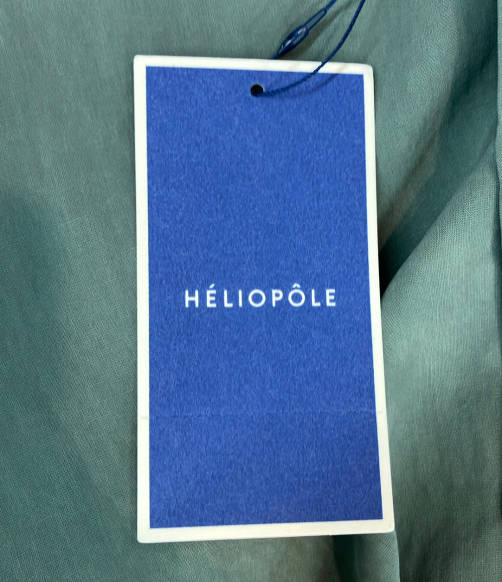 heliopole 長袖シャツ VINTAGE POPLIN REGULAR SHIRT タグ付き フロントボタン レディース SIZE 38 (M) エリオポール