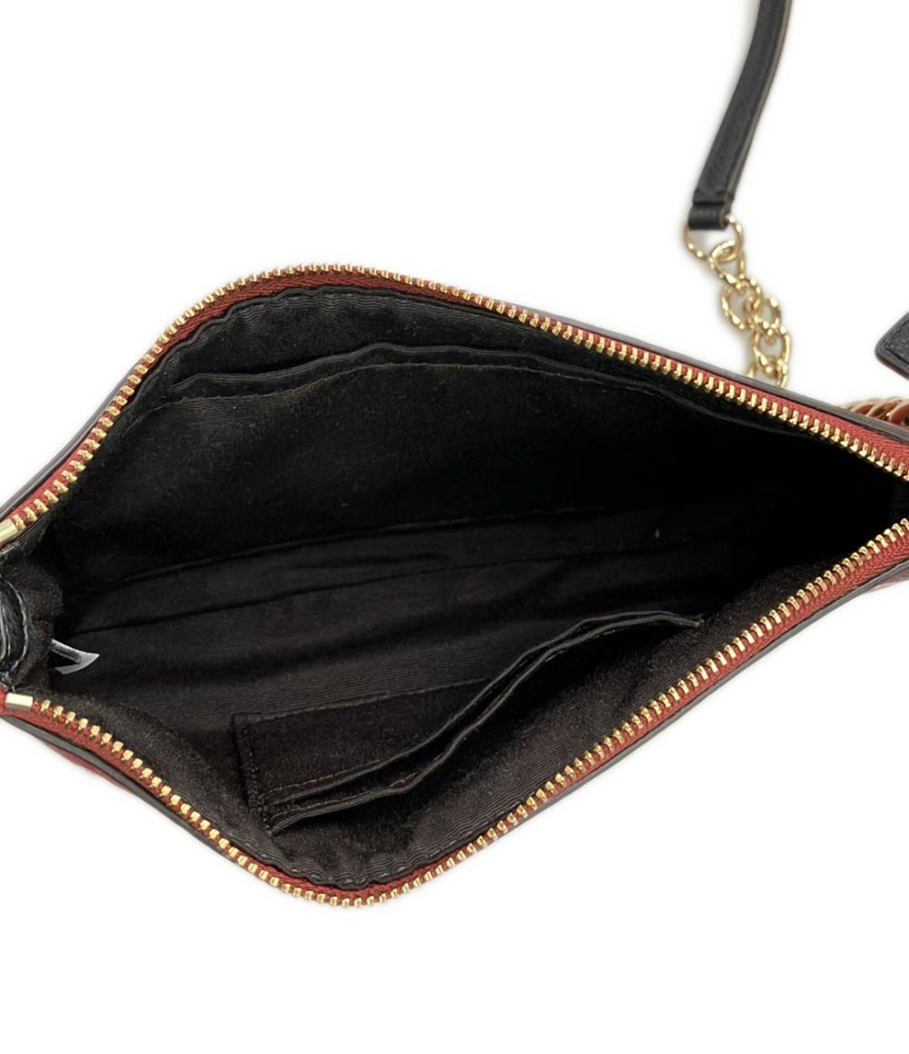 美品 COACH ショルダーバッグ チェーン 斜め掛け F35882 レディース コーチ