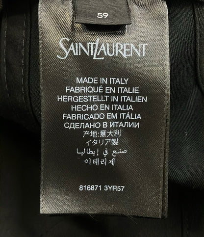 SAINT LAURENT キャップ アジャスター式 レディース メンズ SIZE 59 サンローラン