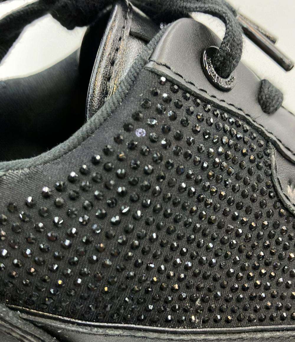 MICHAEL KORS ローカットスニーカー 厚底 HAYES エンベリッシュ レザー レディース SIZE 7.5 M (24.5cm) マイケルコース