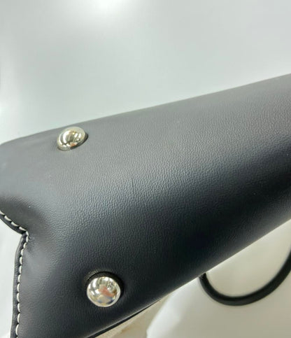 ラウジー キャンバス切り替えトートバッグ レディース lawgy