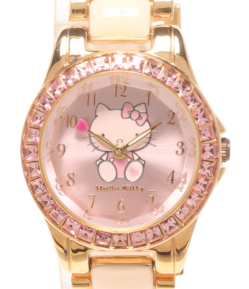 SANRIO 腕時計 ハローキティ HELLO KITTY クオーツ ピンク レディース レディース サンリオ