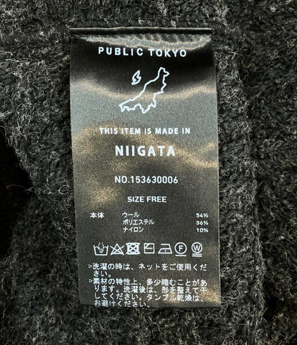 PUBLICTOKYO 長袖 ポロニット メンズ SIZE FREE (M) パブリックトウキョウ