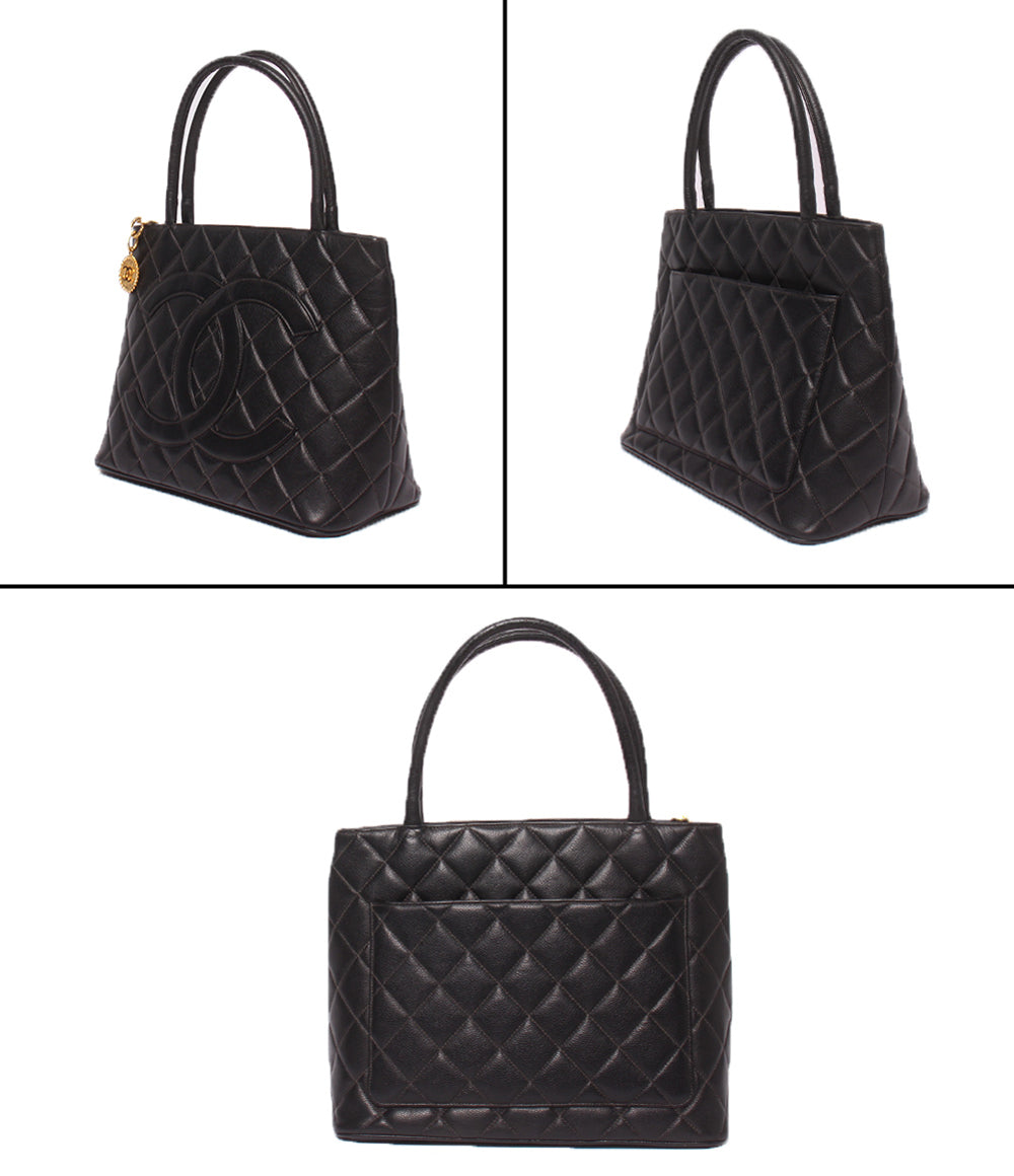 CHANEL トートバッグ キャビアスキン ココマーク ゴールド金具 レディース シャネル