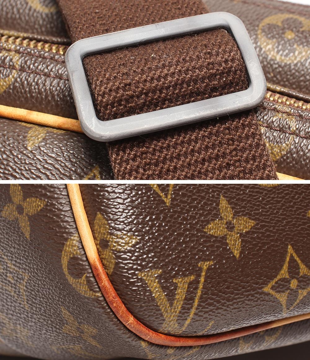 LOUIS VUITTON ショルダーバッグ 斜め掛け モノグラム リポーターPM