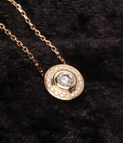 美品 カルティエ ネックレス K18 ダムール ダイヤ GTS485 レディース Cartier
