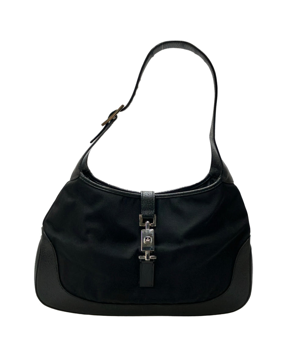 GUCCI ショルダーバッグ 肩掛け キャンバス レザー ジャッキー 001 3306 001998 レディース グッチ