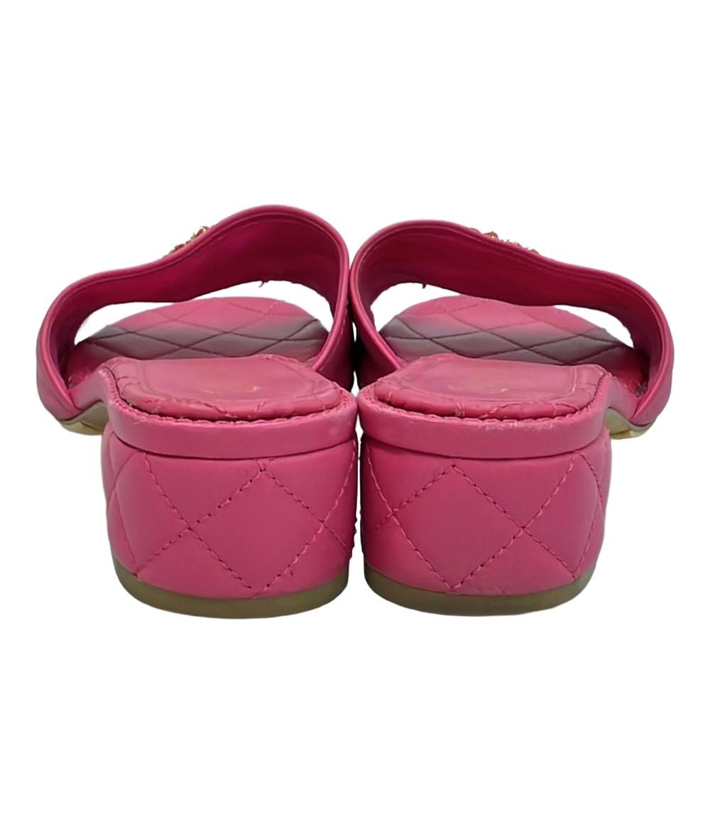 CHANEL ミュール サンダル マトラッセル レディース SIZE 35.5 23(cm) シャネル