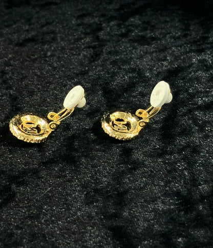 美品 ニナリッチ イヤリング ロゴ レディース NINA RICCI