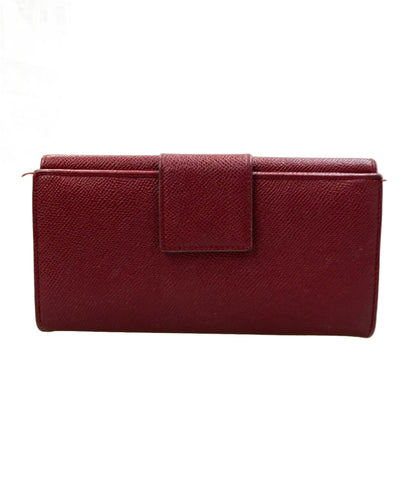 BVLGARI ダブルホック 二つ折り長財布 レザー レディース ブルガリ