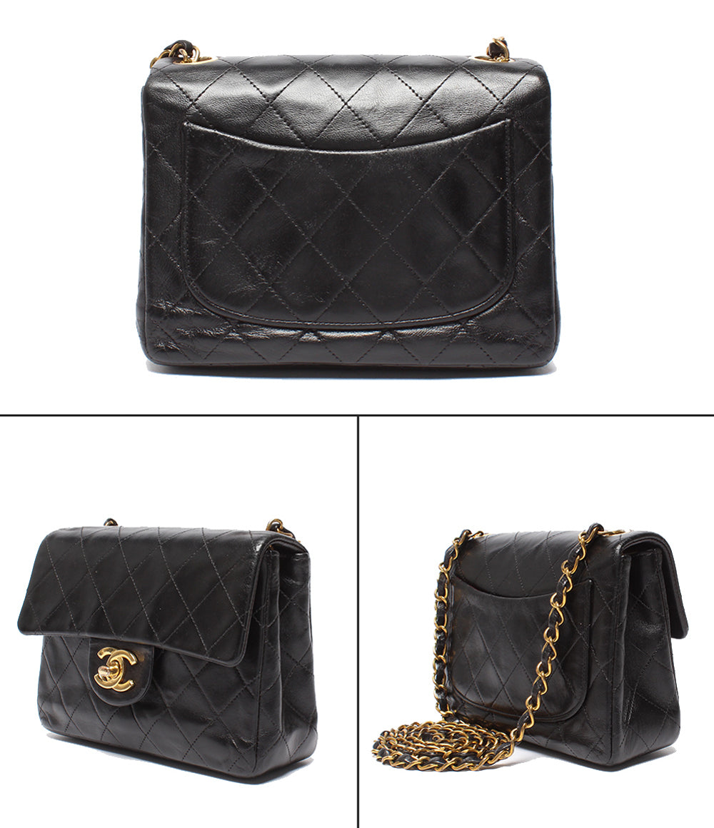 CHANEL チェーンショルダーバッグ ゴールド金具 ミニマトラッセ 3番台