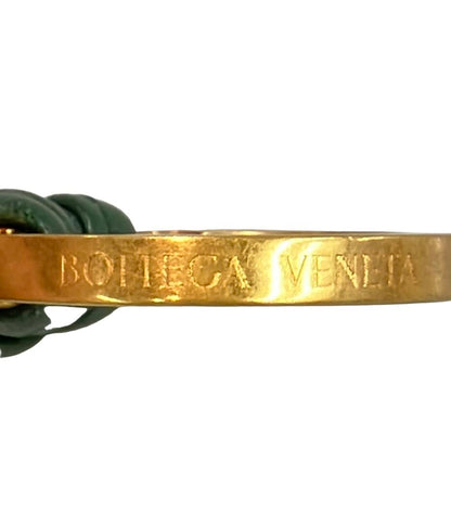 美品 ボッテガ・ヴェネタ バックチャーム キーリング イントレチャート レディース BOTTEGA VENETA