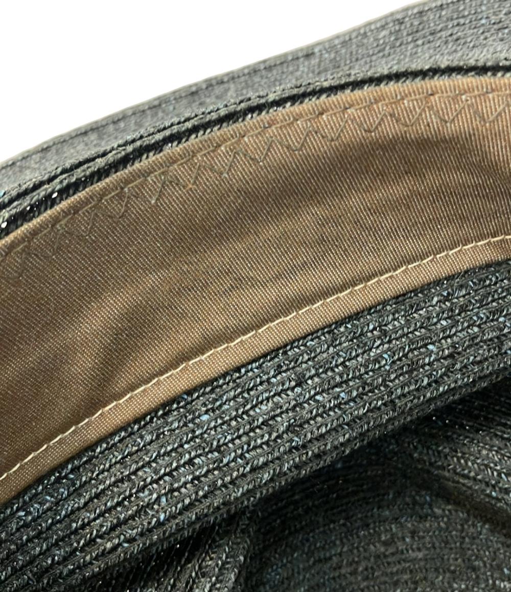 美品 カシラ 麦わら帽子 ストローハット レディース SIZE L CA4LA