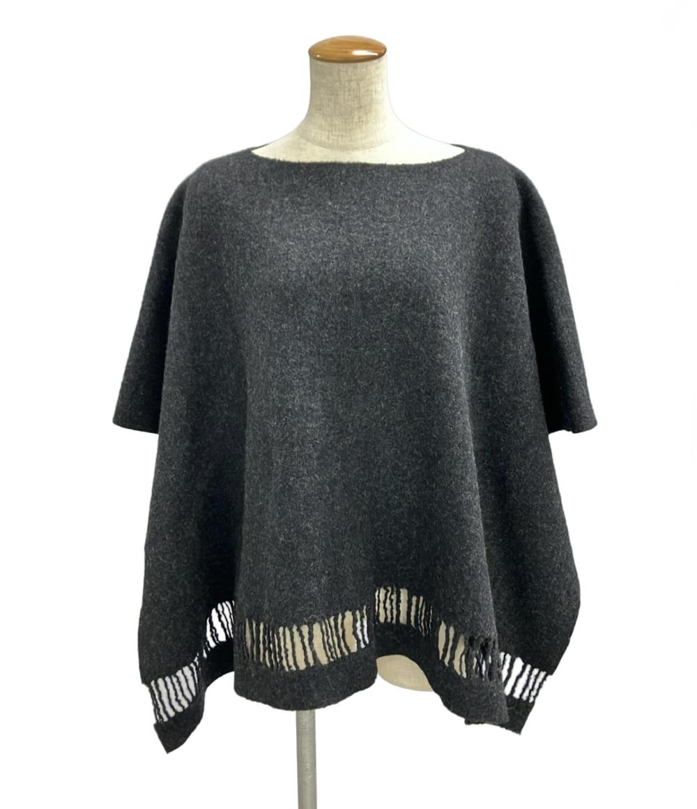 美品 Emporio Armani ウール ポンチョ レディース エンポリオ・アルマーニ