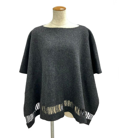 美品 Emporio Armani ウール ポンチョ レディース エンポリオ・アルマーニ