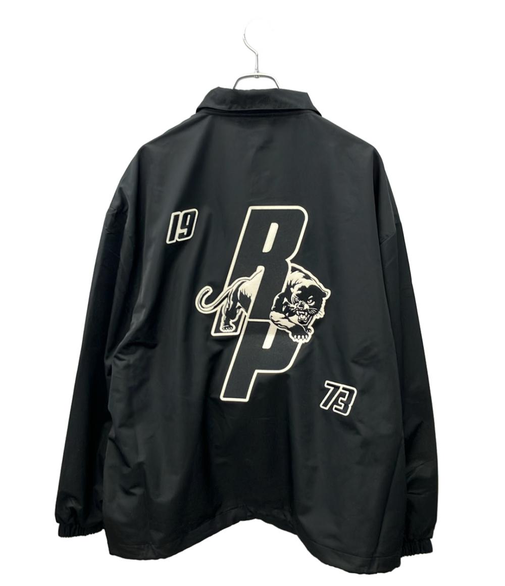 美品 PUMA コーチジャケット x REPRESENT タグ付き スナップボタン 裏地メッシュ素材 635805 01 メンズ SIZE L プーマ