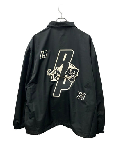 美品 PUMA コーチジャケット x REPRESENT タグ付き スナップボタン 裏地メッシュ素材 635805 01 メンズ SIZE L プーマ