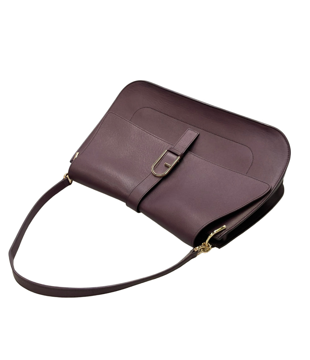 美品 FURLA 2way ショルダーバッグ 肩掛け 斜め掛け TOPHANDLE レディース フルラ