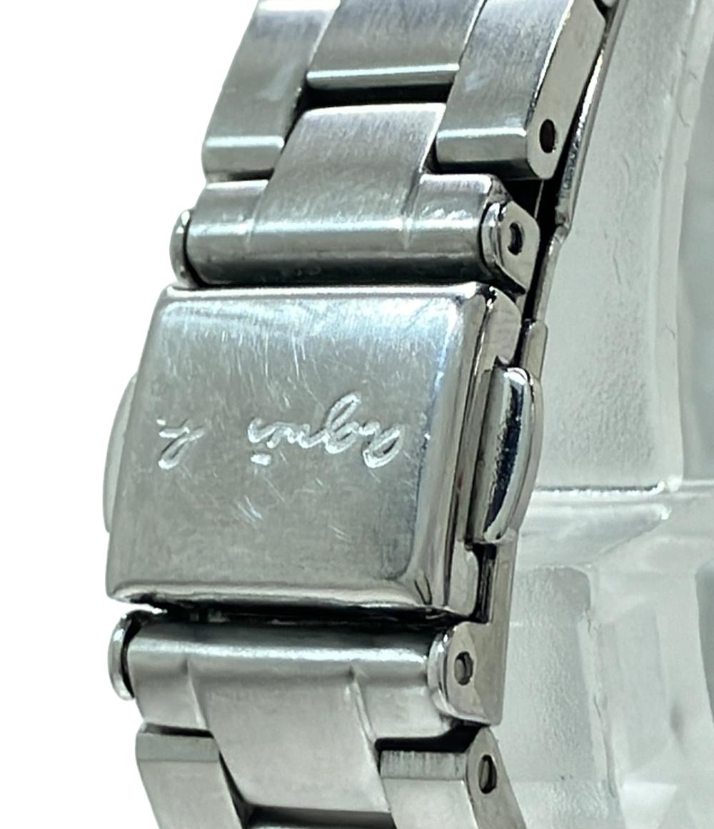 アニエスベー 腕時計 クオーツ シルバー 7N82-0BX0 レディース agnes b.