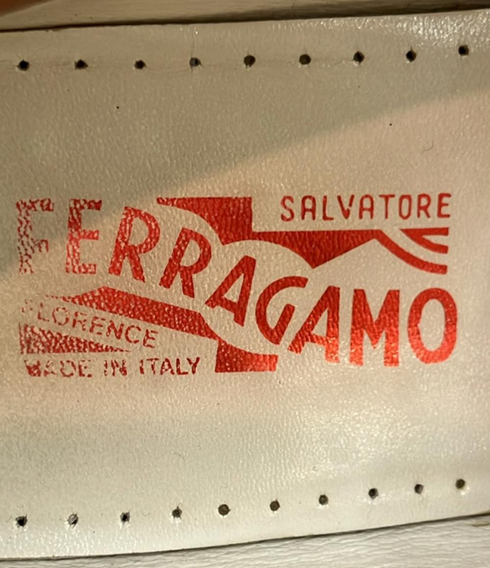 Salvatore Ferragamo レザーモカシンシューズ ST 010498 メンズ SIZE 7 1/2 (25.5cm) サルヴァトーレフェラガモ