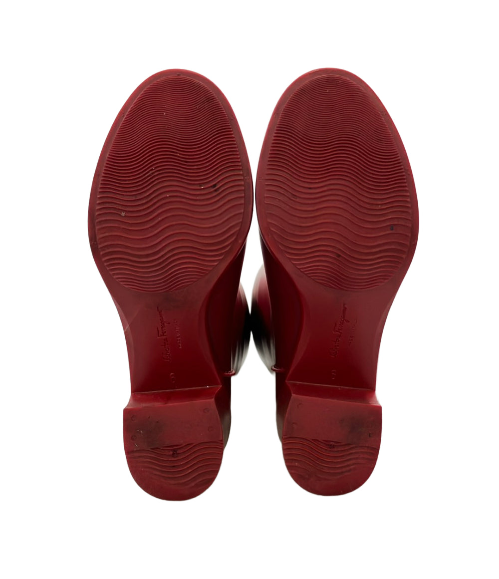 Salvatore Ferragamo レインブーツ レディース SIZE 6 サルヴァトーレフェラガモ