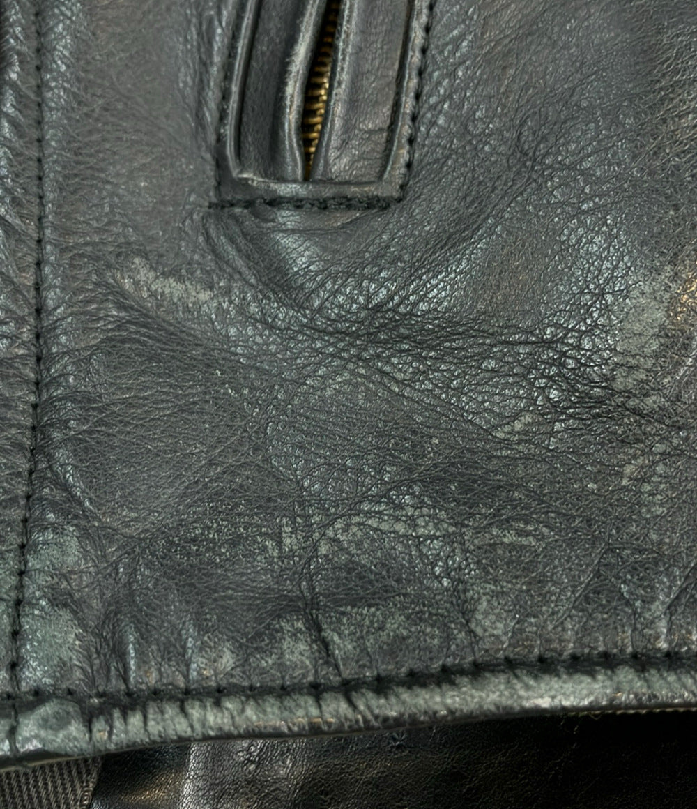 AERO LEATHER ライダースジャケット メンズ SIZE 34 (S) エアロレザー