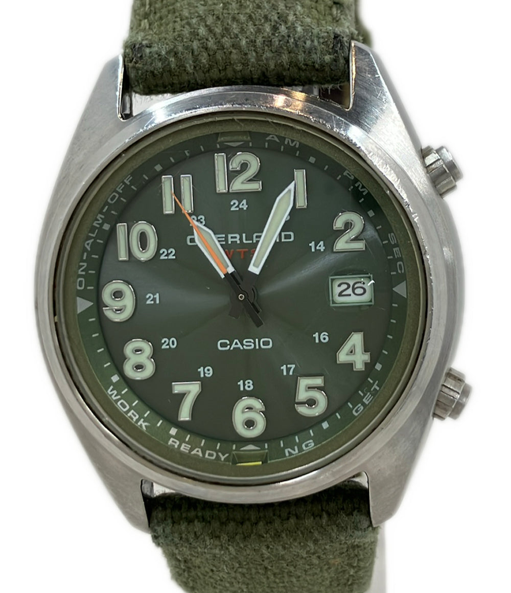CASIO 腕時計 オーバーランド OVERLAND ソーラー グリーン OVW-100BJ レディース メンズ カシオ