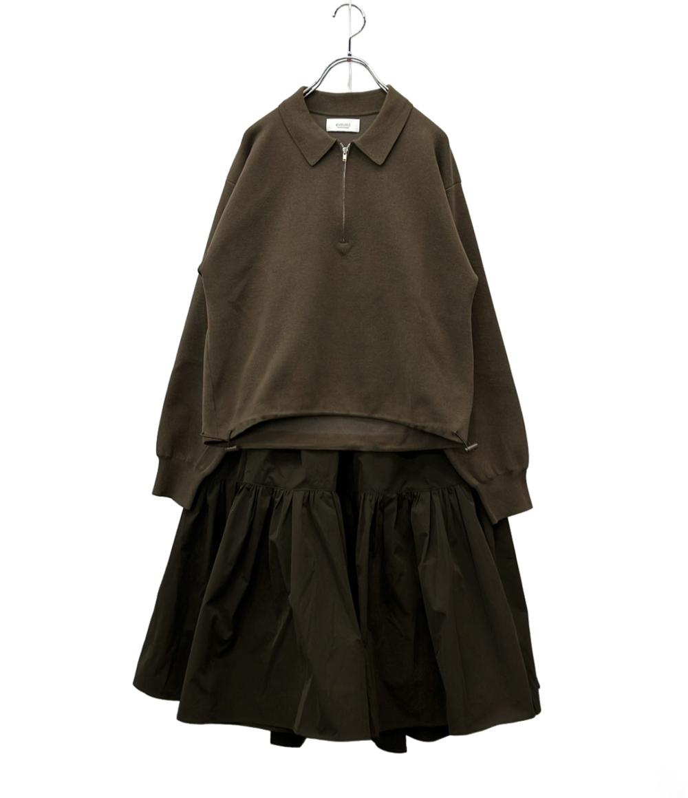 emmi ジップアップニット×スカートセット 13WFO254046 レディース SIZE 0 (XS) エミ