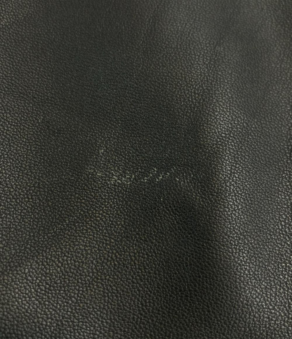 エディフィス シングルレイダースジャケット シープスキン レディース SIZE 44 EDIFICE