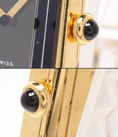 CHANEL 腕時計 プルミエール M クオーツ ブラック H0001 レディース シャネル