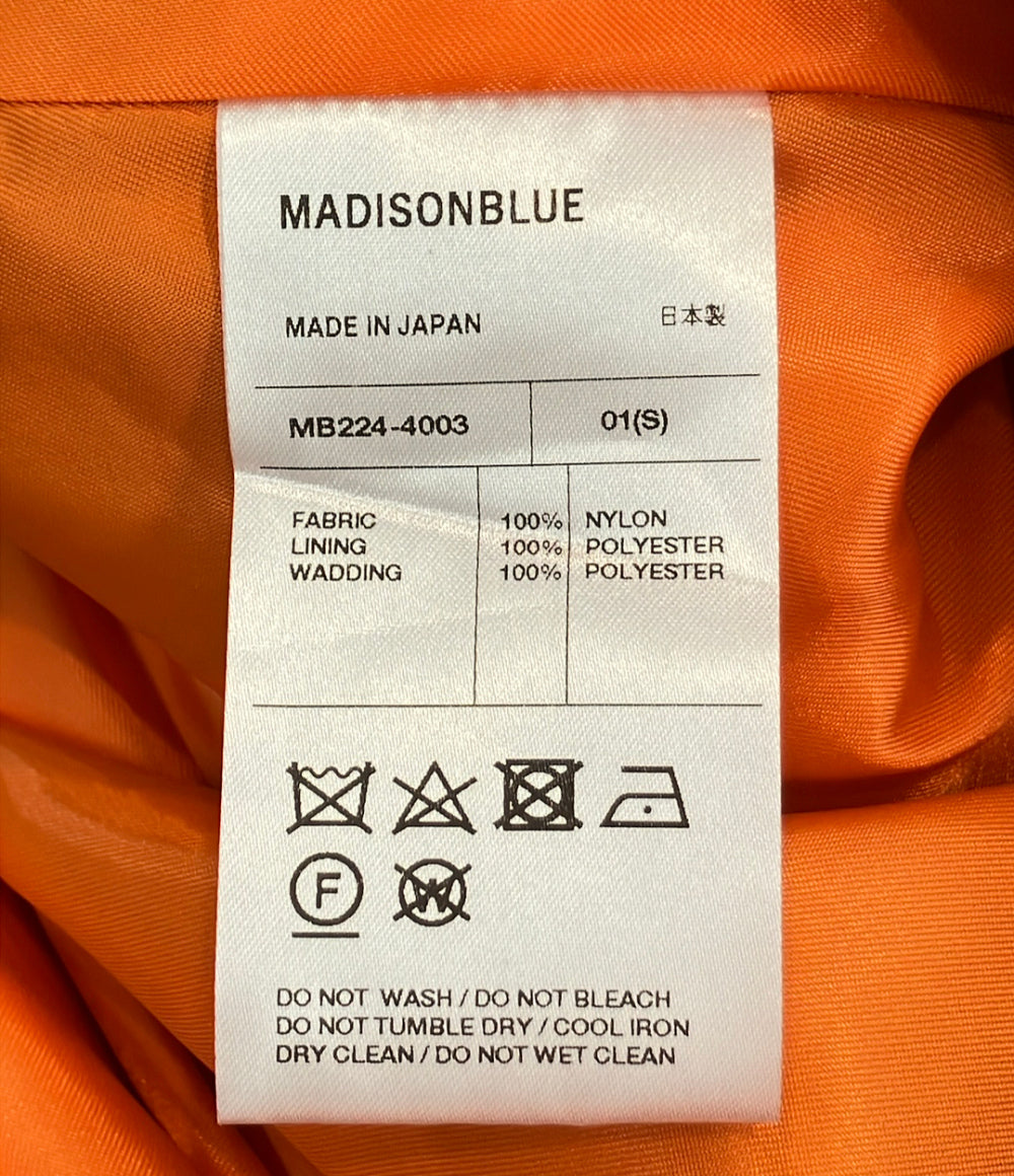 MADISONBLUE ギャザー パディング ツイル ドレス MB224-4003 レディース SIZE 01 (S) マディソンブルー