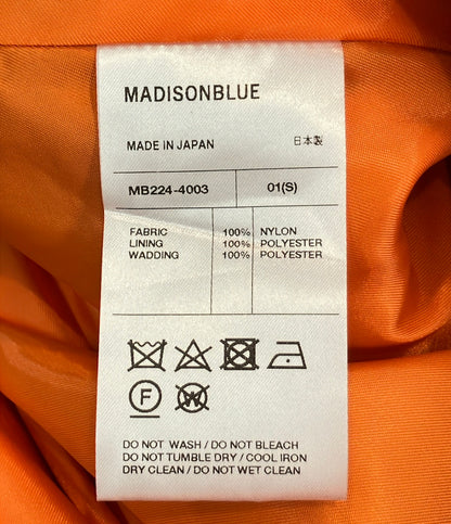 MADISONBLUE ギャザー パディング ツイル ドレス MB224-4003 レディース SIZE 01 (S) マディソンブルー
