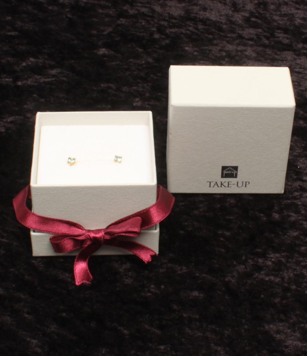 美品 TAKE-UP ピアス K18 レディース テイクアップ