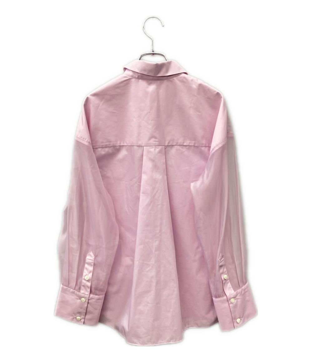 Diagram 長袖シアーシャツ シアーコンビオーバーシャツ レディース SIZE 36 (S) ダイアグラム