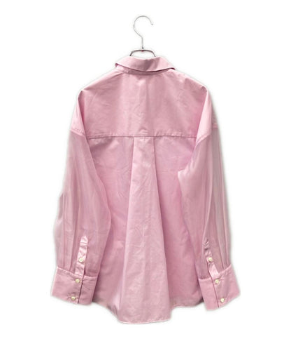 Diagram 長袖シアーシャツ シアーコンビオーバーシャツ レディース SIZE 36 (S) ダイアグラム