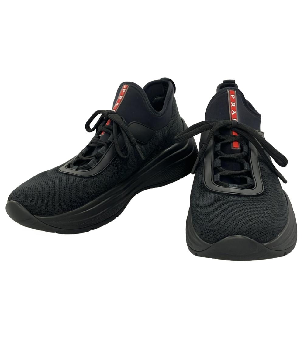 美品 プラダ 厚底ローカットスニーカー メンズ SIZE 9 (XL) PRADA